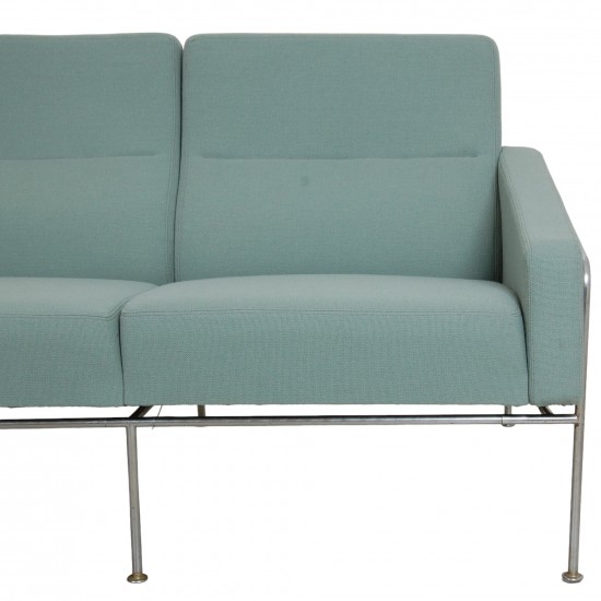 K b brugt Arne Jacobsen 3303 3 personers sofa i bl t stof